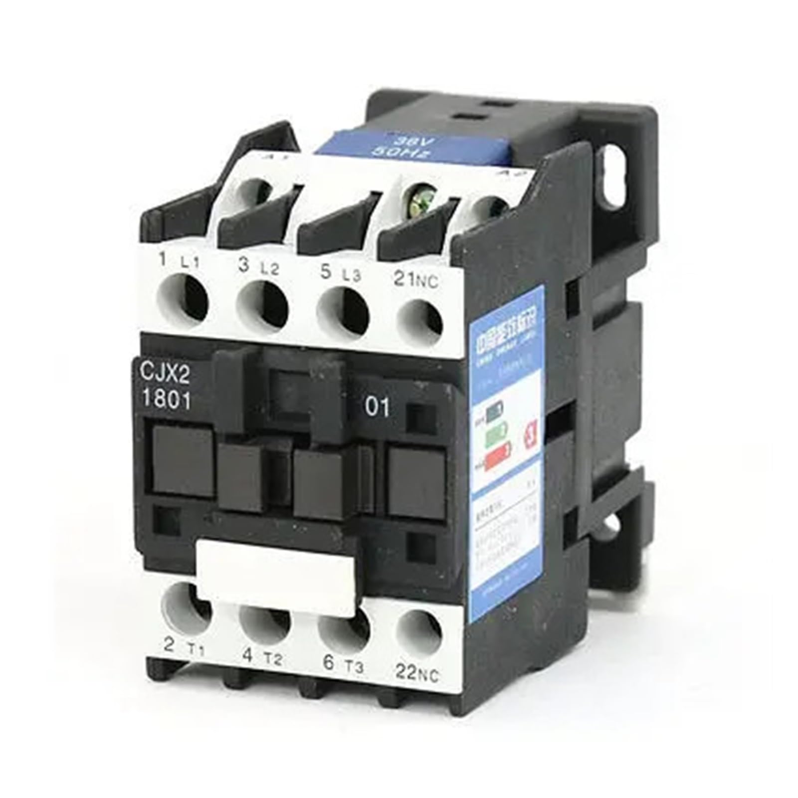 Contacteur ca 36V 50Hz CJX2-1810 triphasé pour circuit de commande 18A 1NC - 2