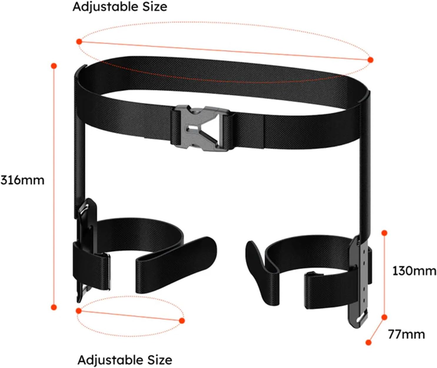 LEFEET Leg Mount Kit P1 / P1 XR / P1 Lite Underwater Scooter