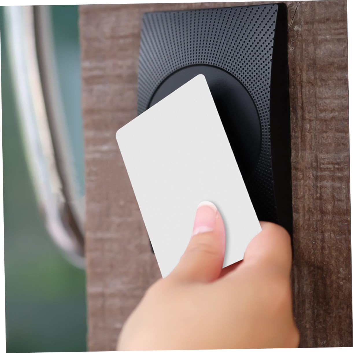 PLAFOPE 100 Stück Doppelseitige Weiße PVC Karten zum Bedrucken Blanko Kunststoff Visitenkarten Beidseitig Beschreibbar Langlebig und Vielseitig Einsetzbar für Business und Id Ausweise