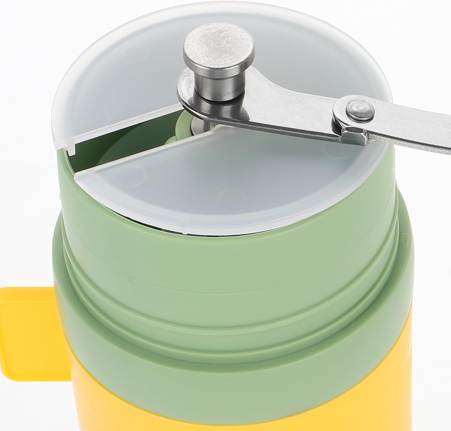 Portable Manual Coffee Grinder with Adjustable Grind Size for Camping