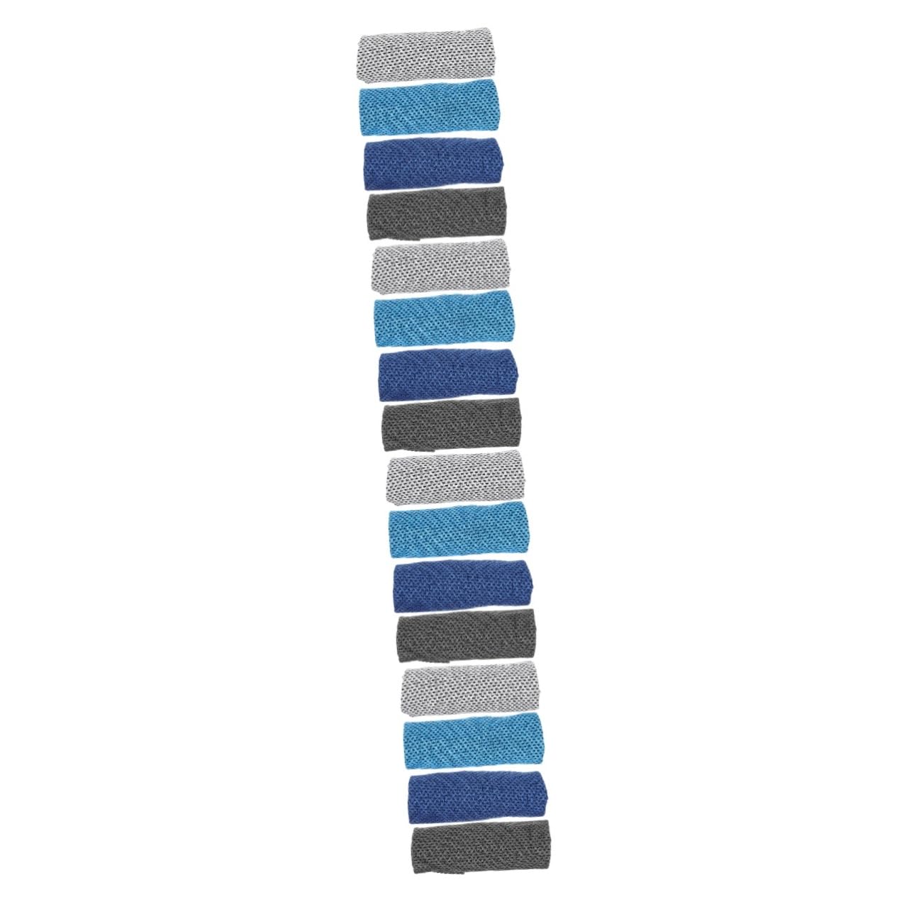BESPORTBLE 16pièces Serviettes De Sport Absorbantes Microfibre Serviettes De Refroidissement pour Voyage Foncé Foncé
