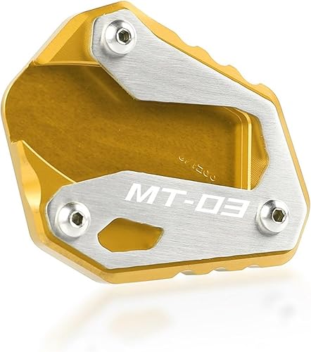 Miniatura 8 de RSFIL Motorcycle Kickstand Extension Side Stand Enlarge Pad Plate for Yamaha MT-03 MT03 ABS 2016 2022 2023 for NIKEN GT 2018 2023 (Color  C Blue)