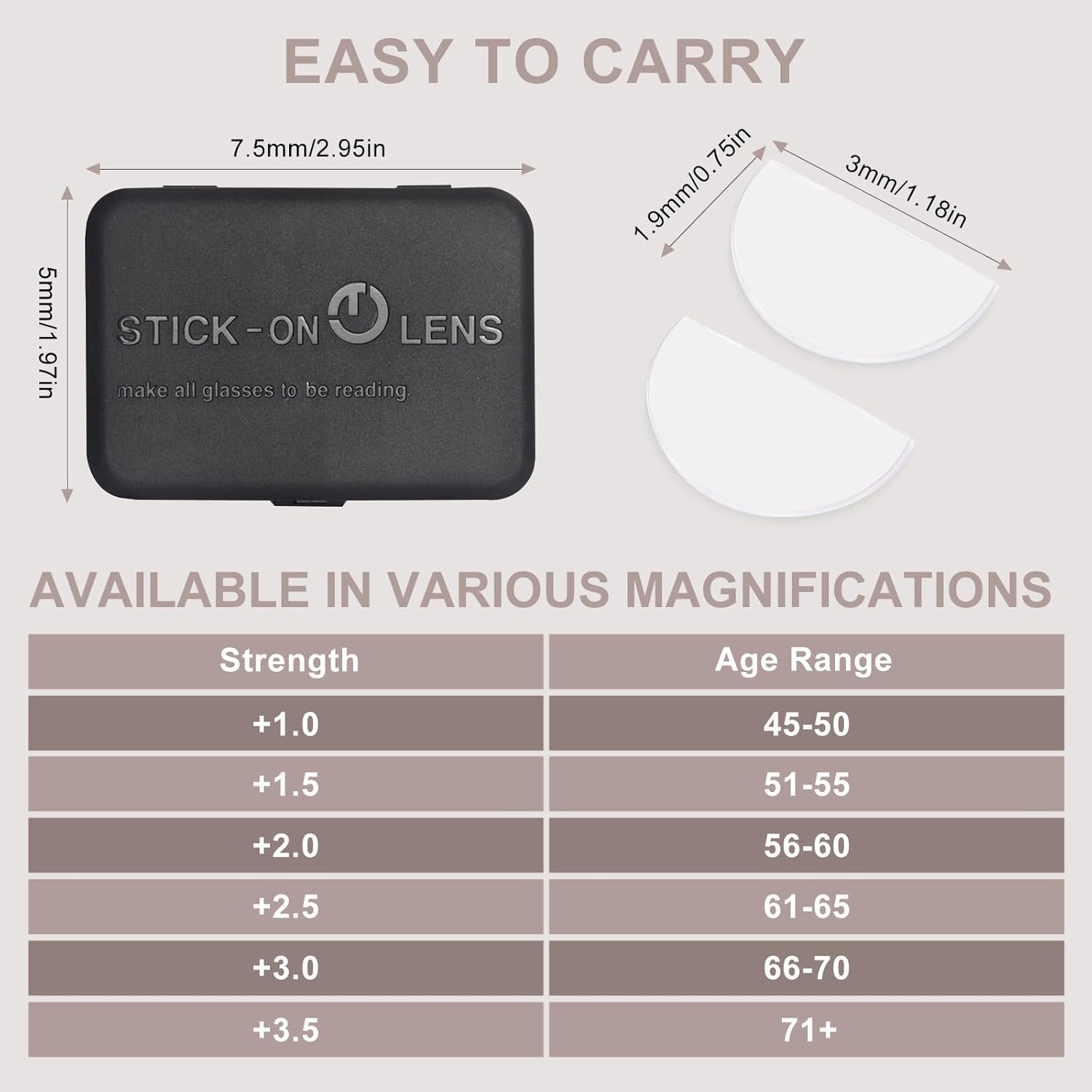 Stick-on Bifocal Readers for Sunglasses, No Water or Adhesive Needed, Reusable Reading Lenses for Glasses Goggles - Image 7