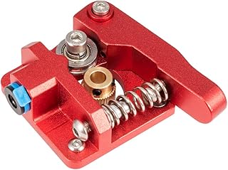 Creality 3D Printer Upgraded Metal Extruder Kit, Aluminum MK8 Bowden Extruder Drive Feeder for Ender 3/Pro/V2/CR-10/10S Red 1.75mm Filament Extruder