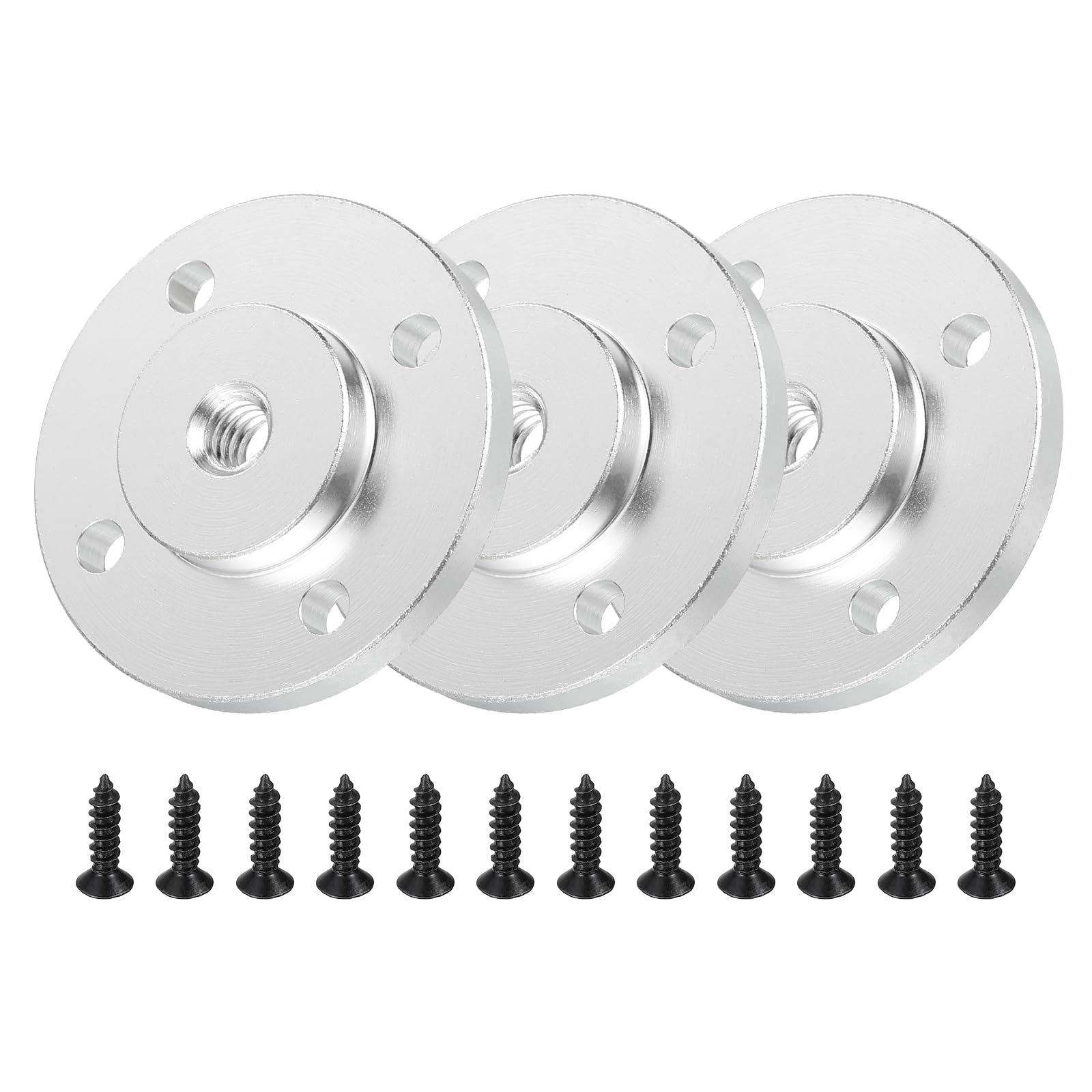 PATIKIL 1/4"-20 Female Thread Microphone Flange Mount
