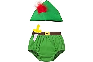 Adorable Link Baby Costume with Hood Hat and Diaper Cover for Memorable Photoshoots