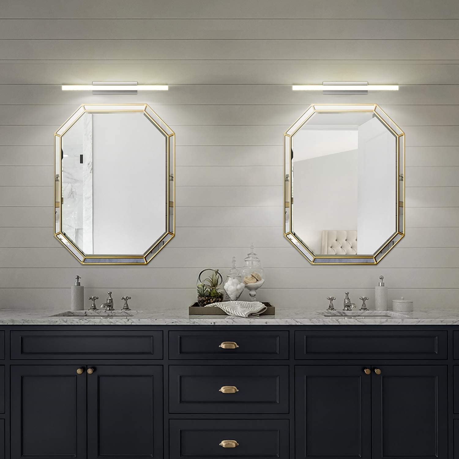 20W 1600LM LED Spiegelleuchte 100CM, LED Schminklicht Badleuchte Wandleuchte Badlampe für Badzimmer und Wandbeleuchtung, Spiegelschranklampe Schrankleuchte Bad Spiegellampe, 3000K warmweiß licht