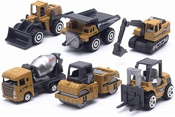 Amazon.co.jp: Tmtop 建設車両 6種類セット 1/64 スケールダイキャスト