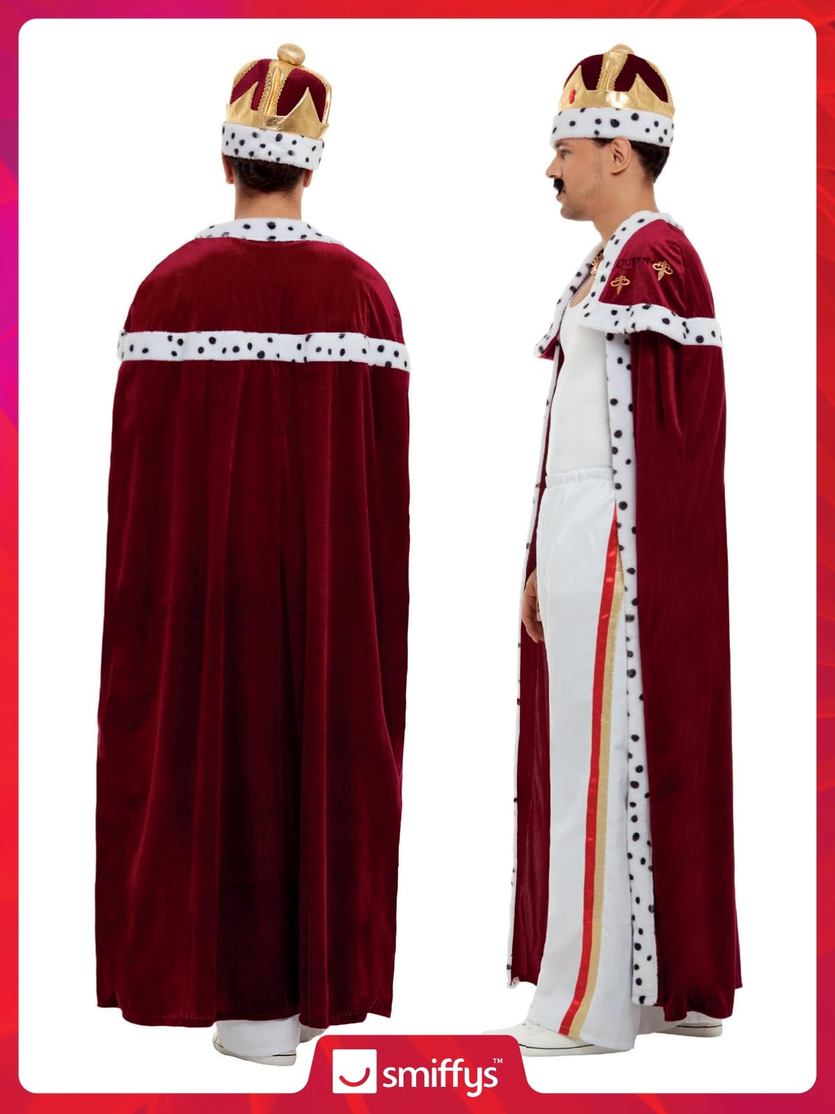 Queen Deluxe "Royal" Costume, Red (L)