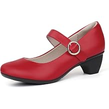 Women Mary Janes Pumps Chunky Shoes Dress Shoes