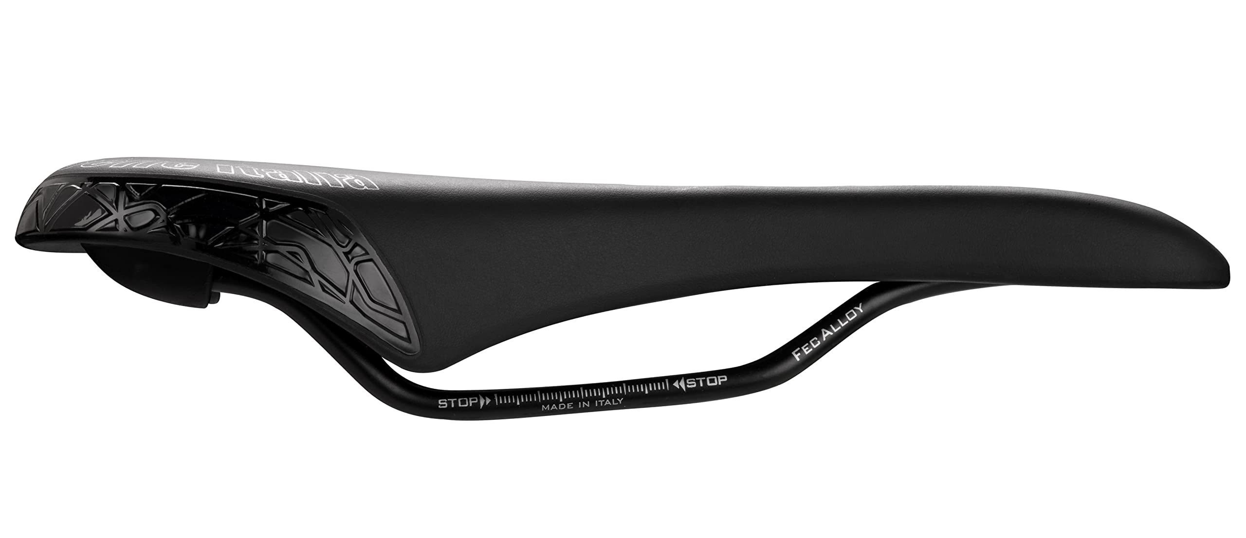 Selle Italia X1 X-Cross Flow - Sillín MTB y Off-Road, Railes FeC, Diseño Anatómico con Abertura Central - Talla Única S2, Negro