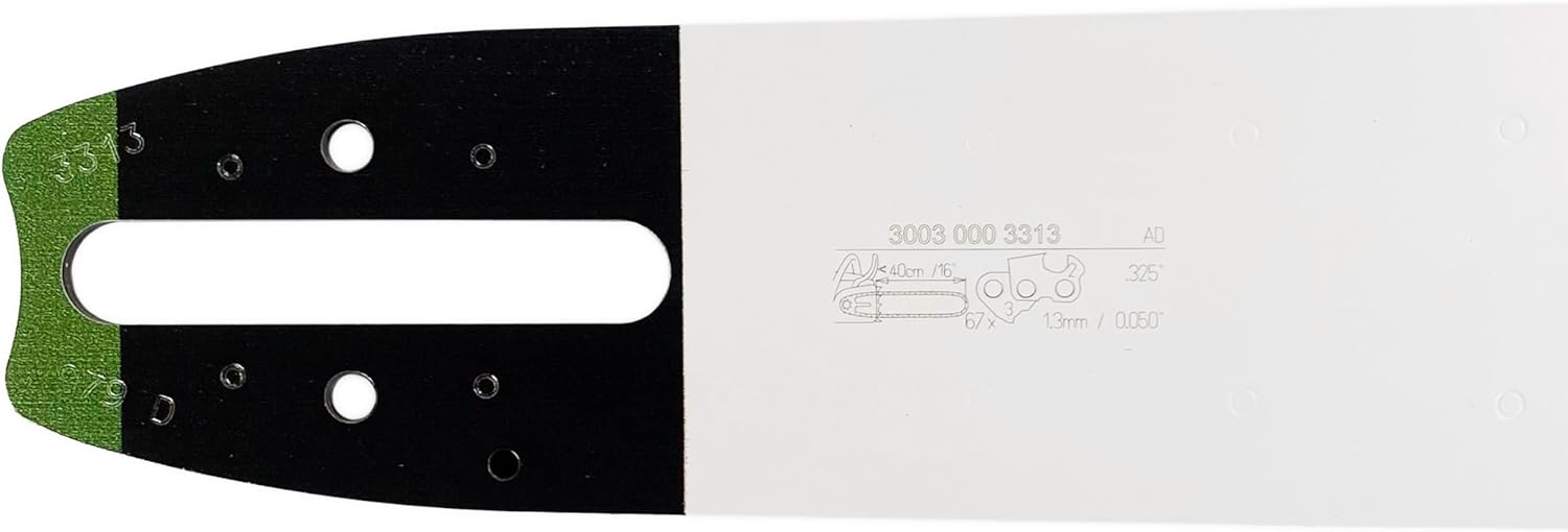 Genuine 16" Chainsaw Guide Bar 0.325" Pitch, 0.050" Gauge, 67 Drive Link, Compatible with STIHL Chainsaws 3003-000-3313