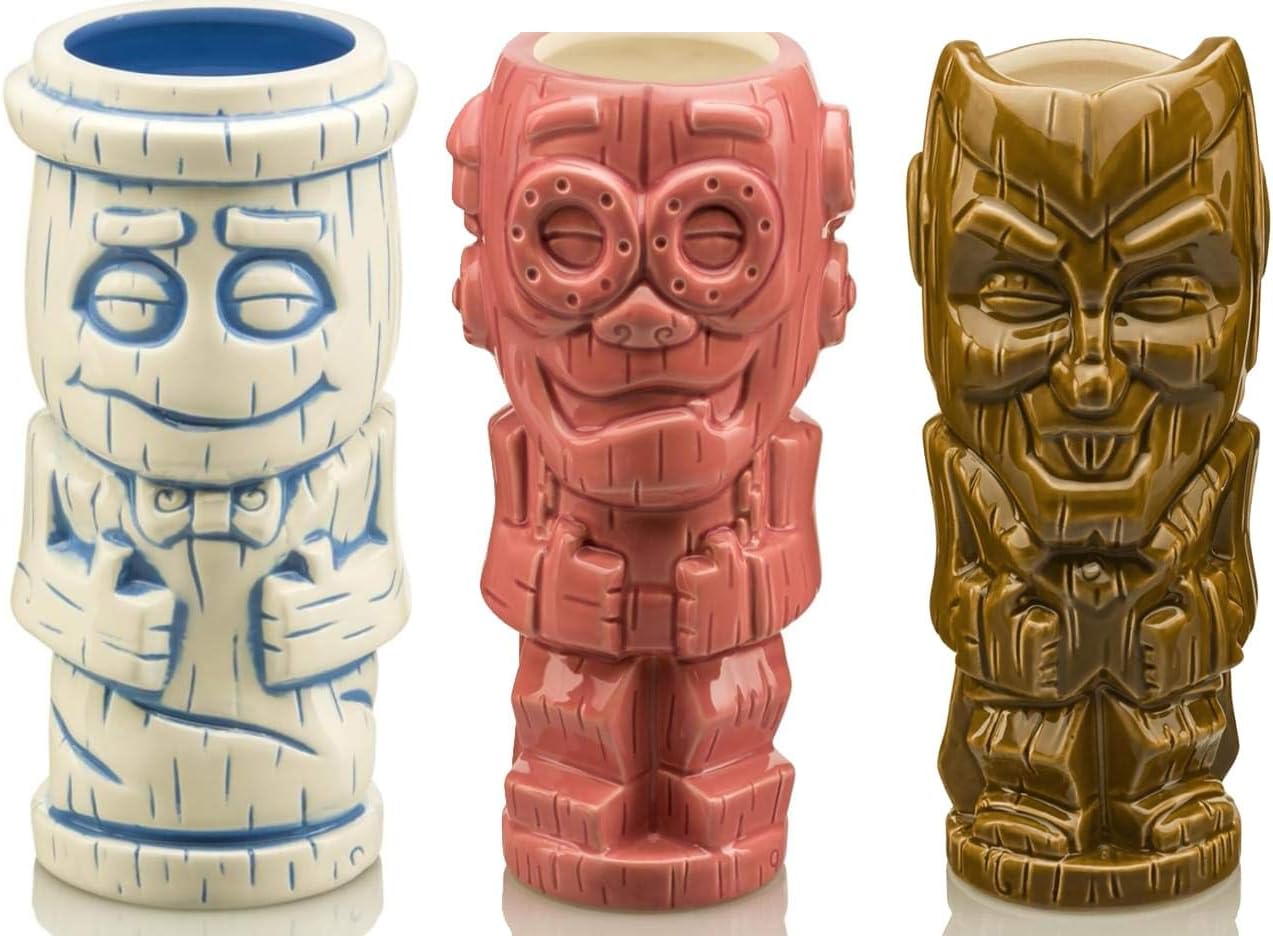 Monster Cereal Ceramic Geeki Tiki Mugs | Set of 3