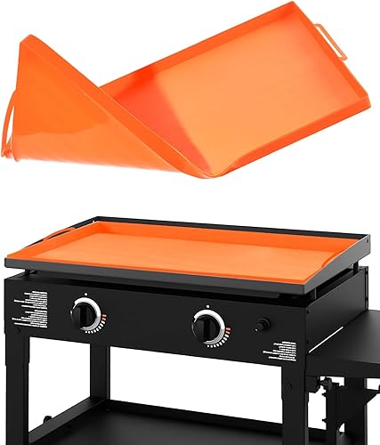 ANZOME Alfombrilla de silicona para parrilla  Cubierta protectora de grado alimenticio para plancha Blackstone de 28 pulgadas  Ideal para disponible en Yaxa El Salvador