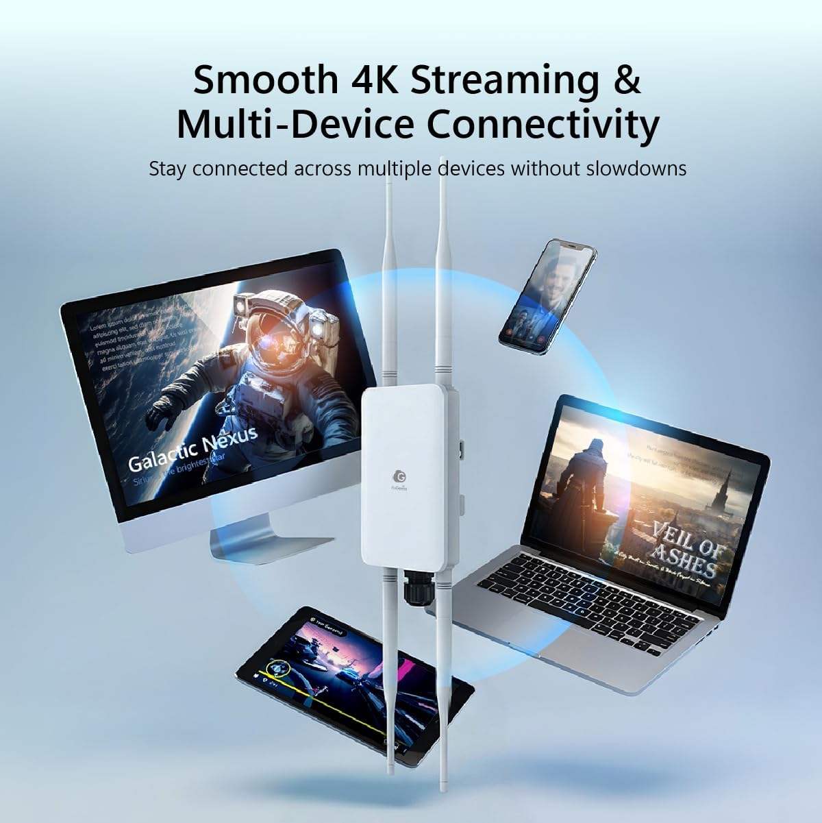 EnGenius Cloud Managed ECW160 11ac Wave 2 2x2 Outdoor Access Point