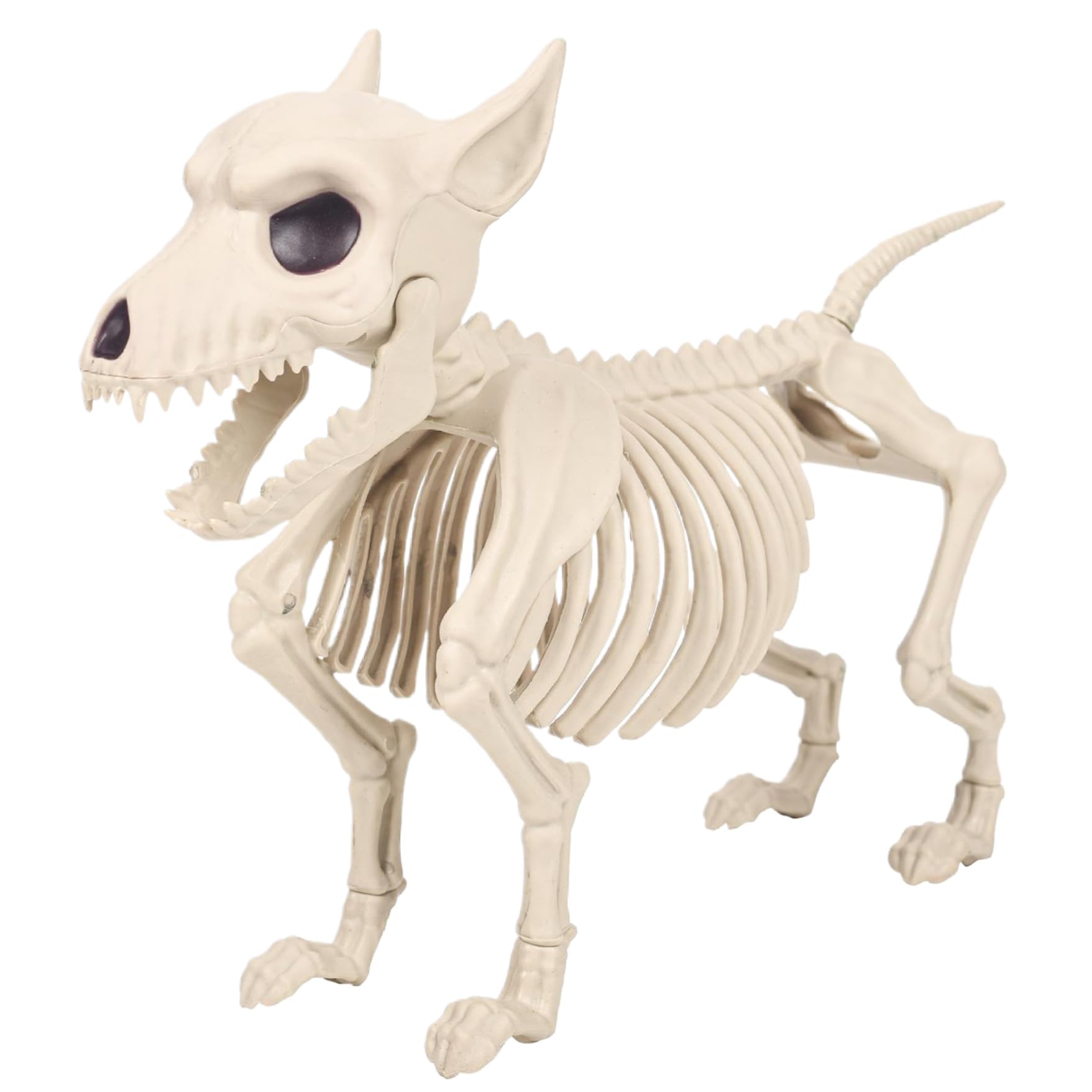 Monwssoe Halloween Decor, Skeleton Dog Scary Dog Skeleton Halloween with Sharp Teeth 17.3x13.2in Decor for Home, Party, Haunted House