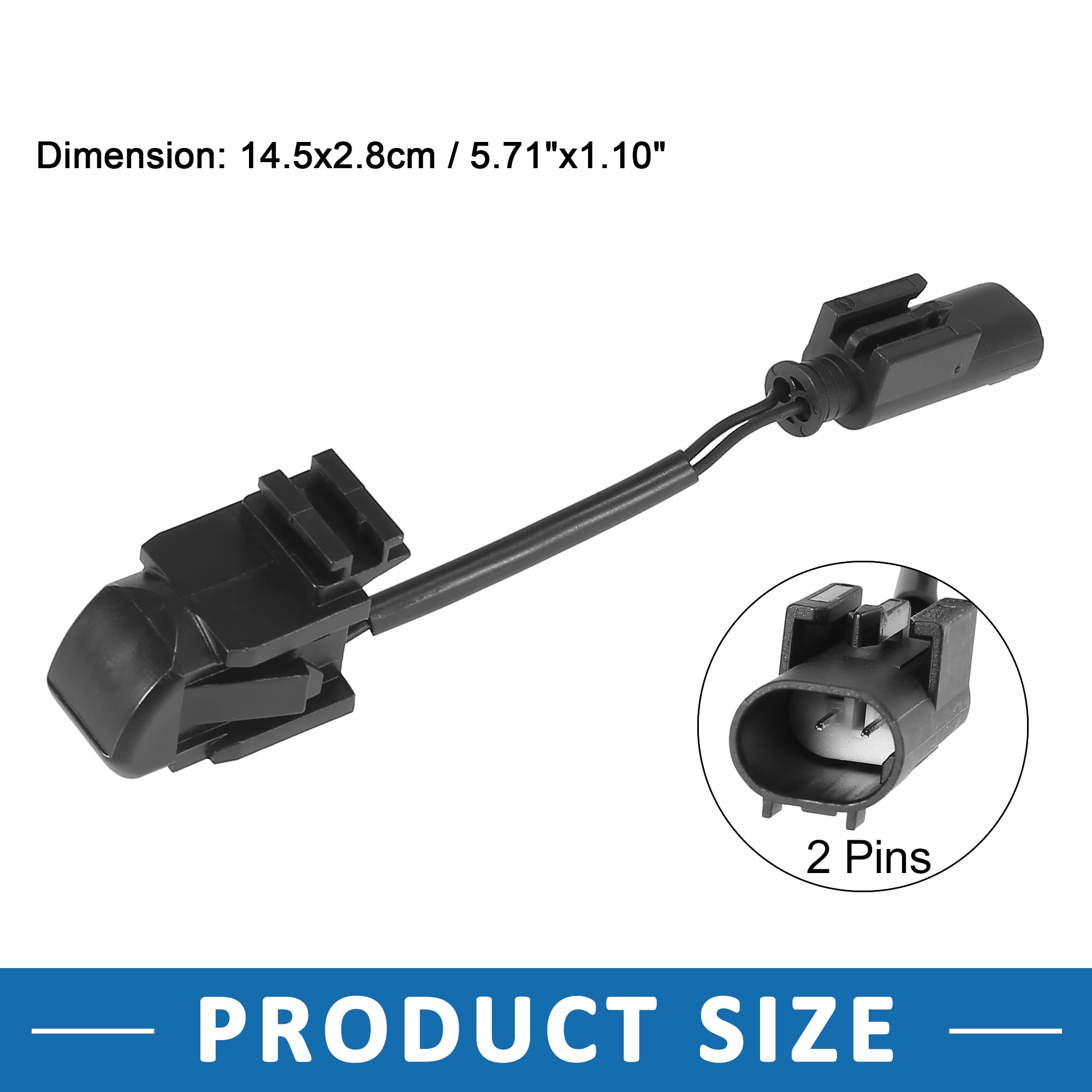 A ABSOPRO Ugello Lavavetri per Tergicristalli Parabrezza Rondella Ugello A2308600347 per Mercedes Classe C (Set di 2)