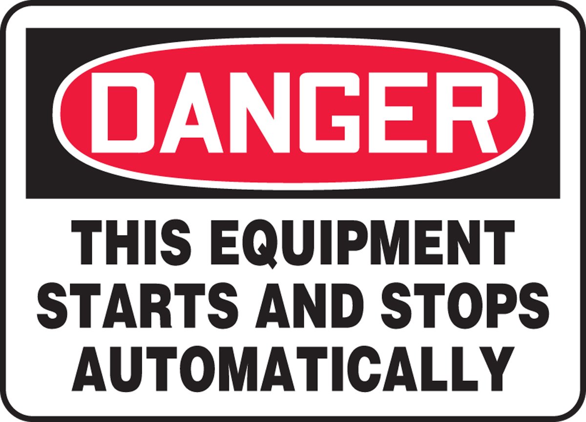 Panneau de signalisation DANGER en Dura-Plastic robuste Accuform 7x10 pouces - 2