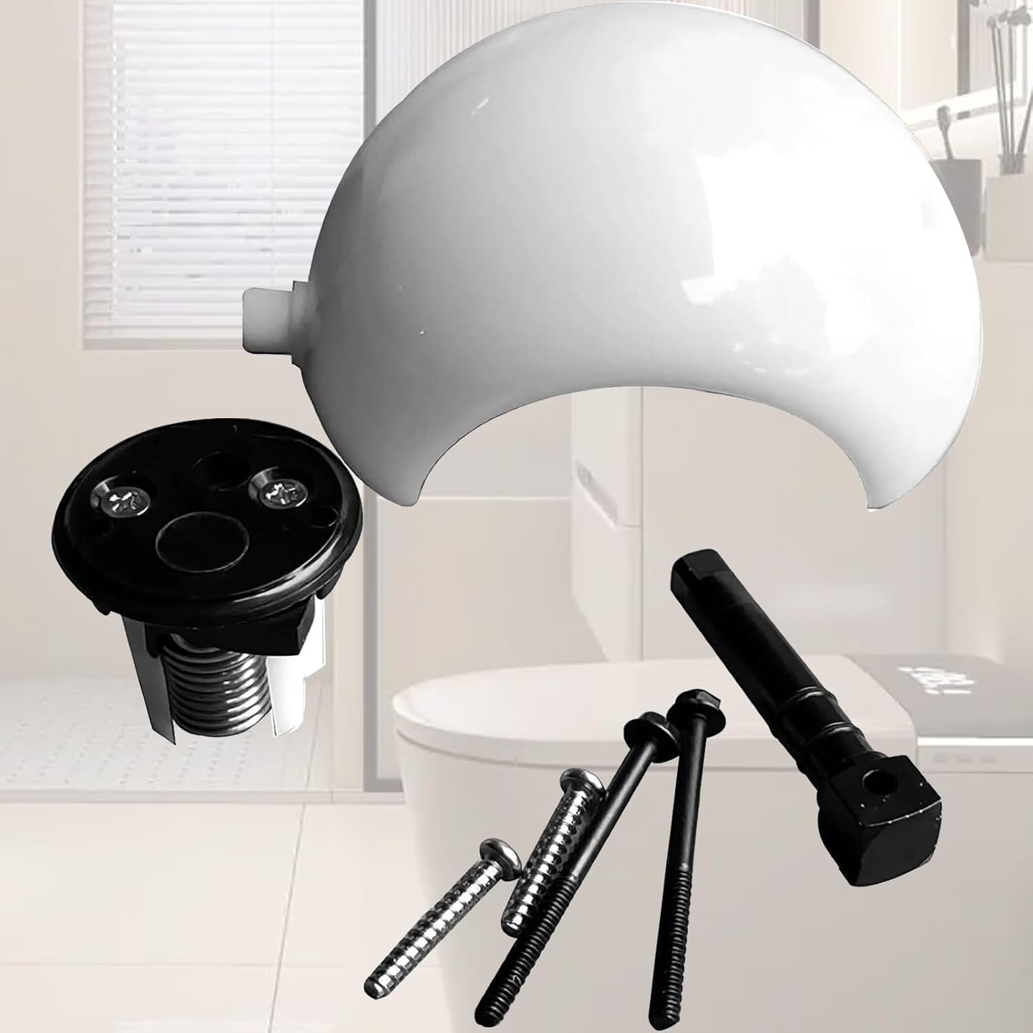 RV Boat Toilet Pedal Flush Ball & Shaft Kit 385310681 Suitable for Dometic 110, 130, 147, 148, 209, 210