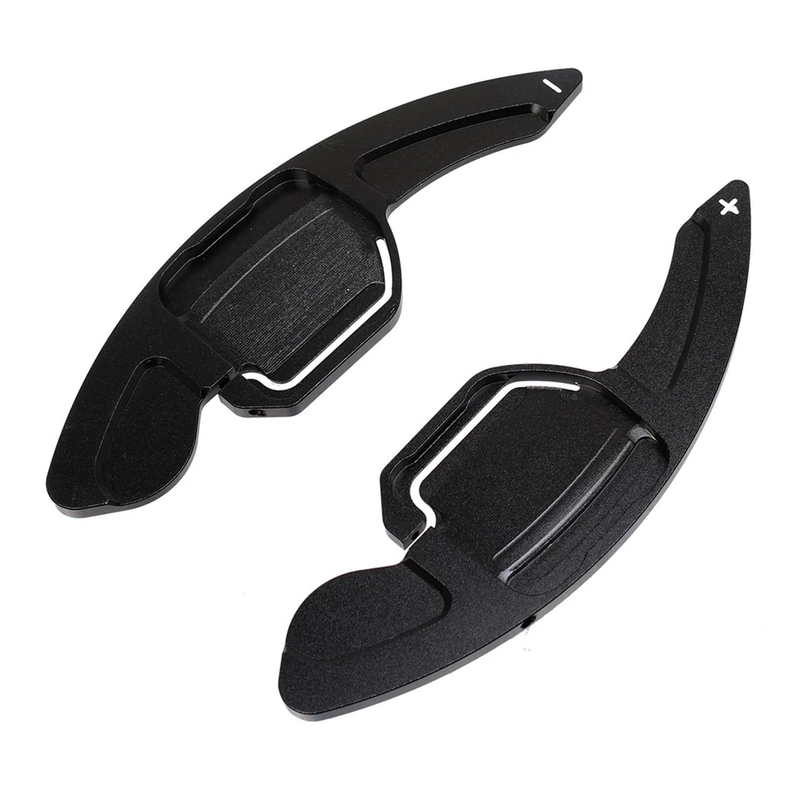 Immlsx Black Car Shift Paddle For A3 S3 For A4 For A5 S5 For A6 S6 For A8 For Q5 For Q7 Tt Shift Paddle Car Steering Wheel Paddles Extension Shifters Stickers Gear Shifter Paddles(Black)