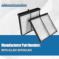 Vista 3 de Paquete de 2 filtros de aire de cabina para Mazda 3 2019-2022 CX-30 BDTS-61-J6X BDTS61J6X