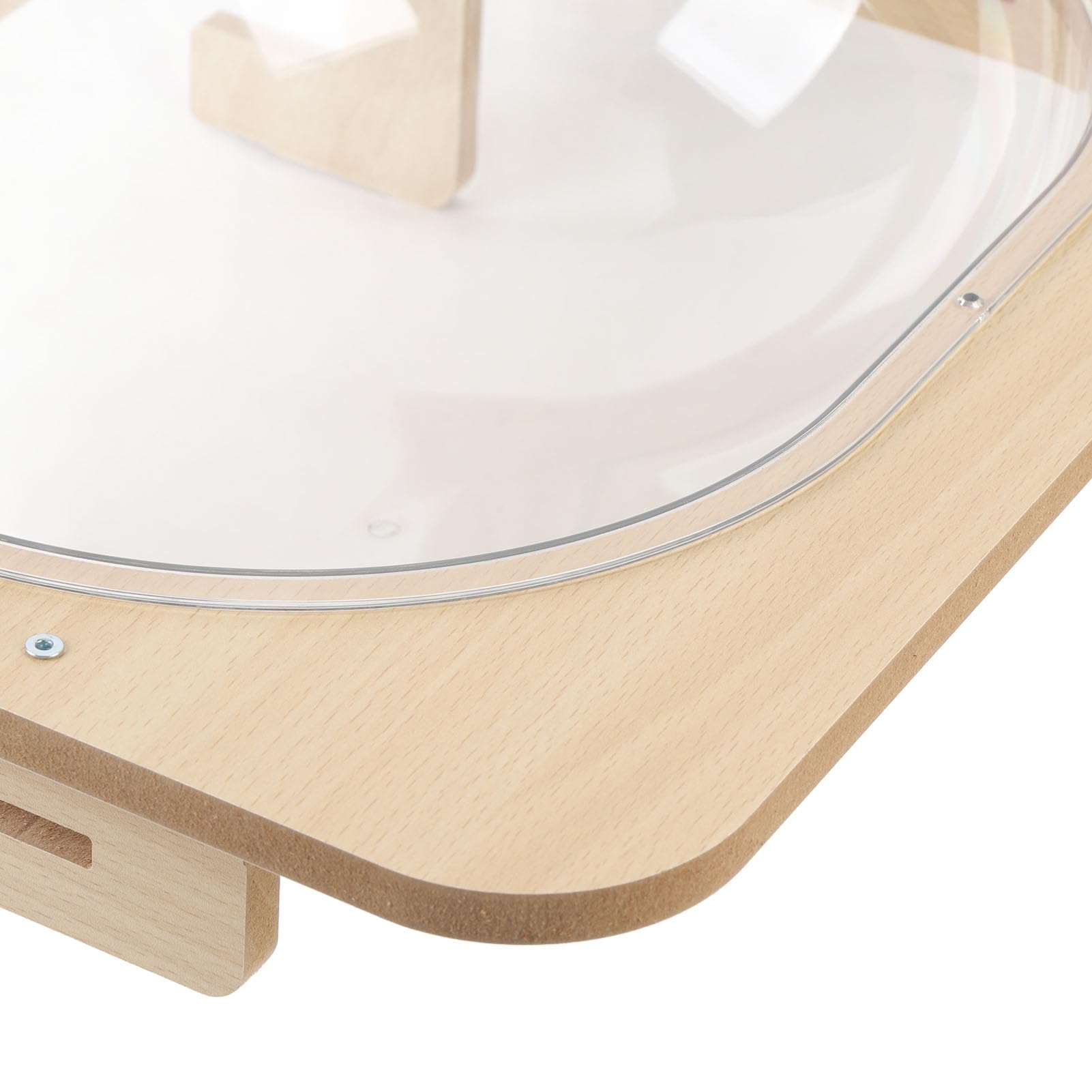 Cama Colgante Transparente para Gatos, Hamaca Transparente para Ventana para Gatos, Juego de Muebles de Pared para Que Ahorra Espacio con Estructura Estable, Asiento de Ventana con Cápsula