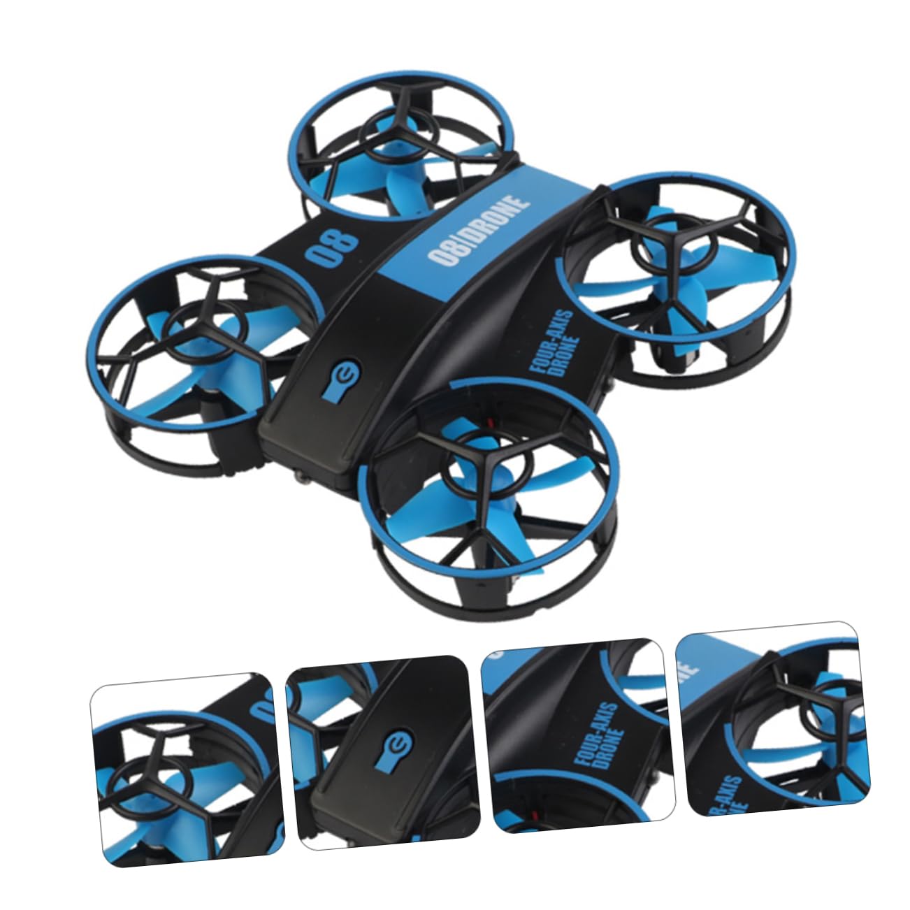 ifundom 2pezzi Mini Quadcopter Drone Telecomandato Con Luce Led Giocattolo Volante Compatto Per Principianti Facile Da Pilotare e Automatico Per Uso Indoor e Outdoor