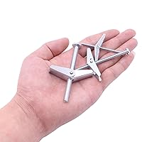 Vista 3 de 10 anclajes de palanca de 1/4 de pulgada para paneles de yeso, pernos de anclaje, anclajes para paneles de yeso, tornillos con anclajes, anclajes