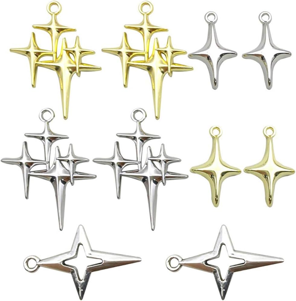Amazon.co.jp: 多用途の星型ペンダント四芒星チャームペンダント Amazon.co.jp: 多用途の星型ペンダント四芒星チャームペンダント