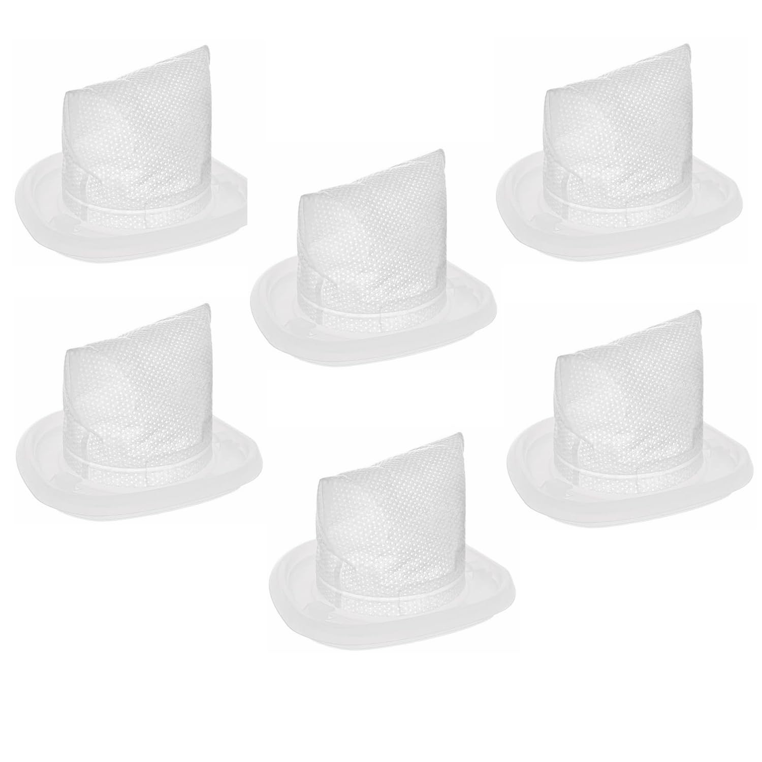 Gekrpro 6 Pack HNVCF10 Vacuum Filter Compatible with Black+Decker Dustbuster Handheld Vacuum, HNVC215B10,HNVC220BCZ01,HNVC215BW52, HNV215B12, HNVC115J06, HNVC115B22