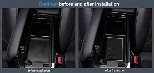 Miniatura 7 de Auovo Alfombrillas antipolvo para Toyota Prius 2016-2022, ajuste personalizado, forros para bolsillo de puerta, portavasos y almohadillas para