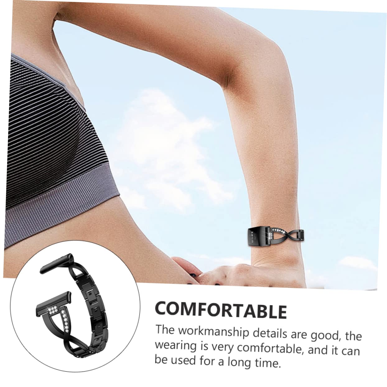 HEMOTON 1Stk stahlgürtel Metall Band Herrenuhren Ersatzarmband Uhr Edles Uhrenarmband Armbanduhr Smartwatch für Männer bequemes Armband Uhrengürtel empfindlich Gurt bilden Anschauen
