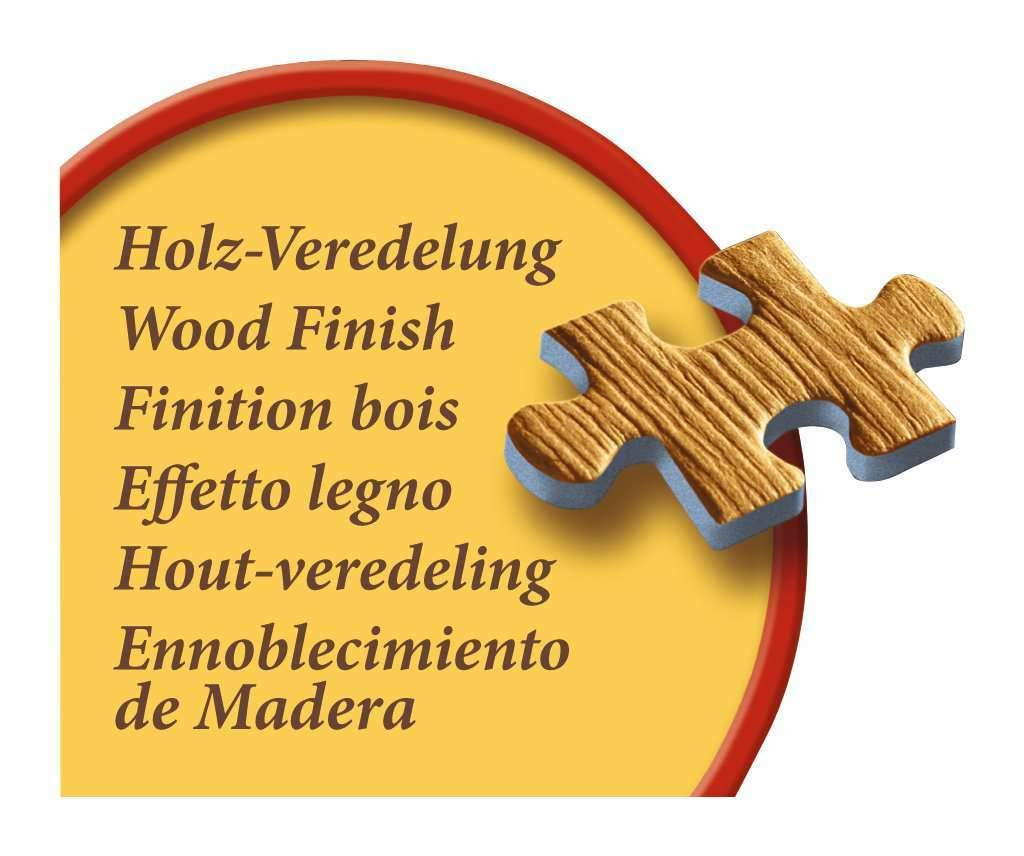 Ravensburger - 19004 - Puzzle Classique - 1000 Pièces - Bois - Carte du Monde Ancienne