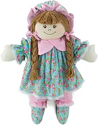 Boneca Julia de Pano 60cm (Rosa)
