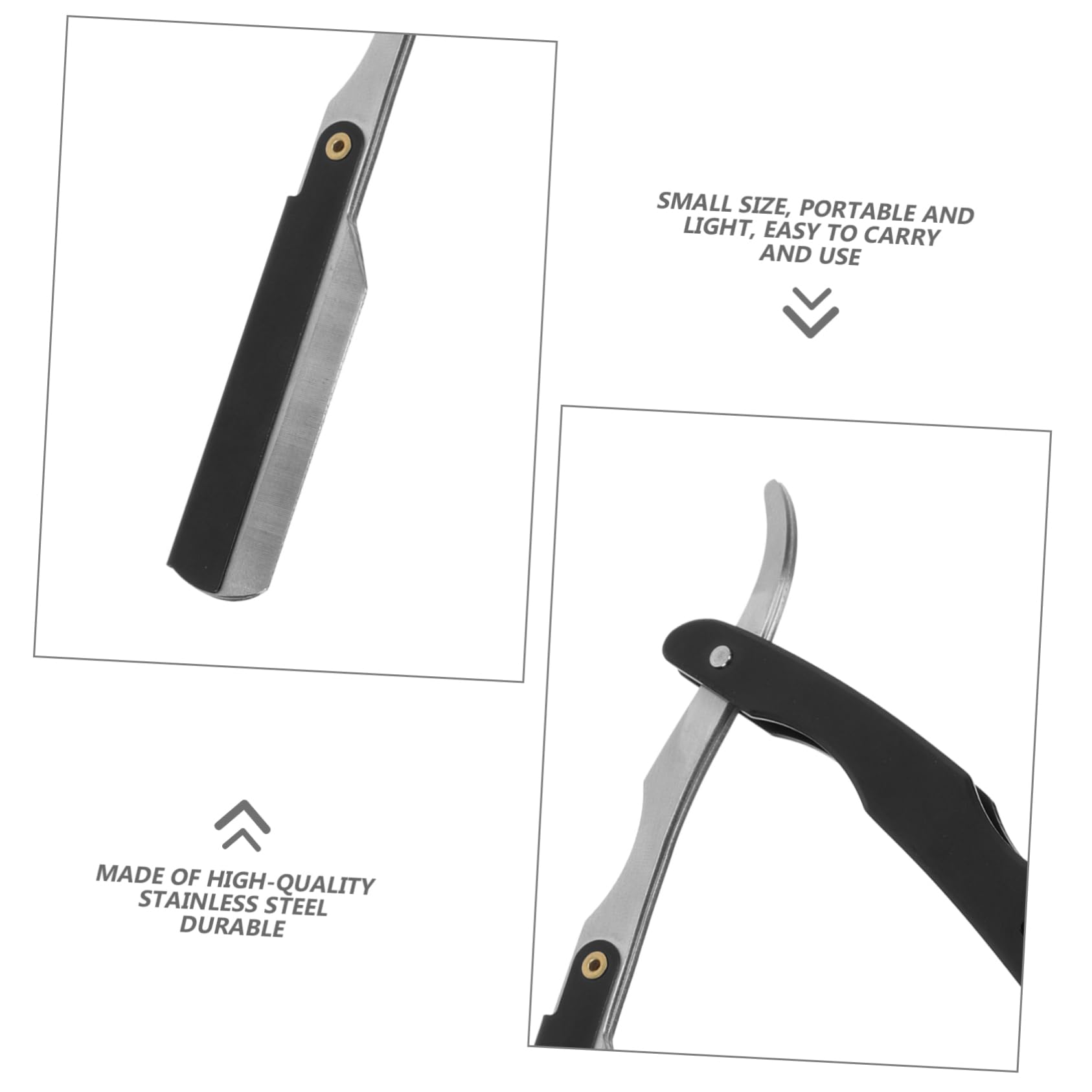 NOLITOY Barber Razor Manual Shaver Vintage Beard Shaver Face Razor Men's Shaving Accessories Kit