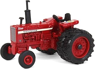 International Harvester 1/64 Farmall 1456 Tractor with Rear Duals & FFA Logo, Red, 3+