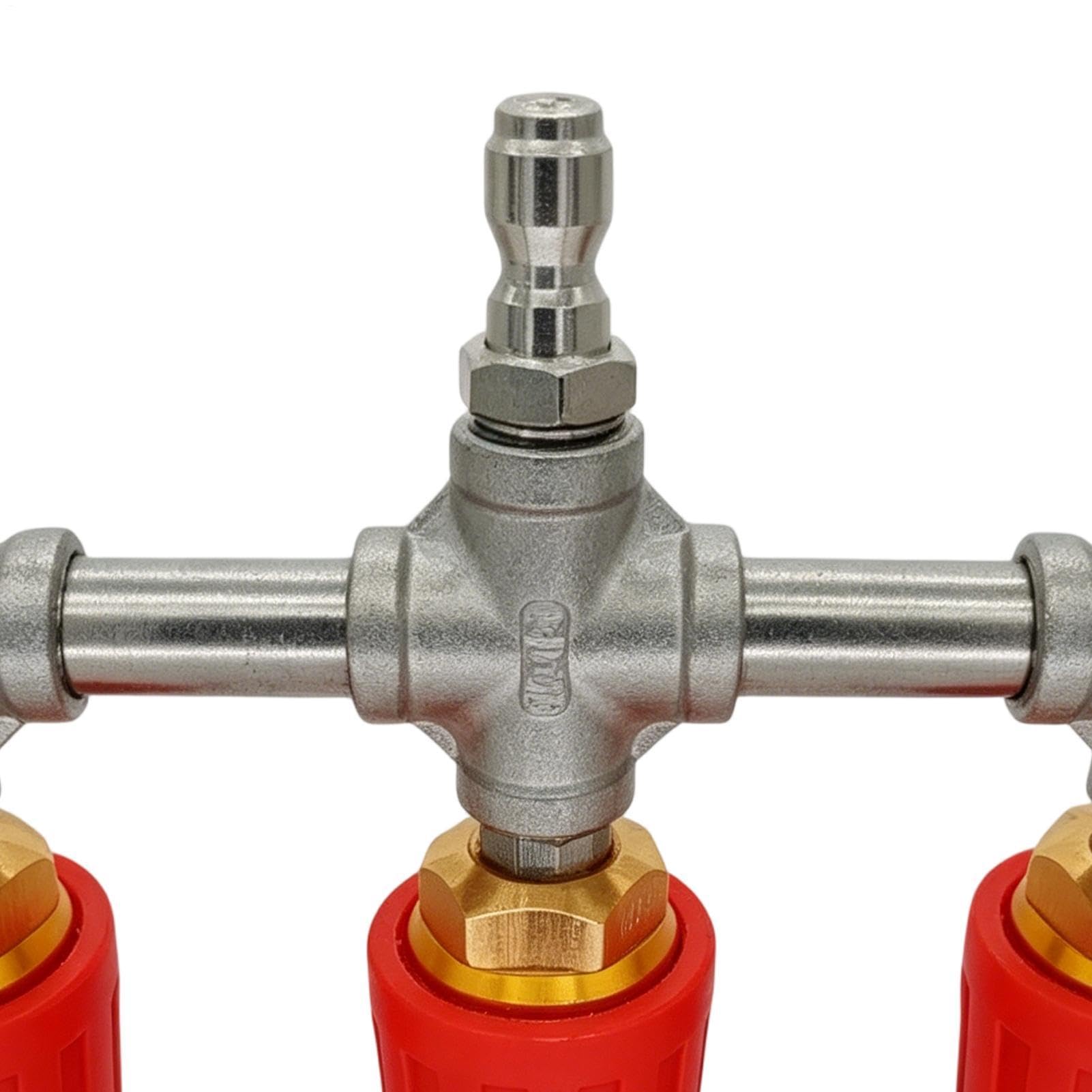 Boquilla Triple para Hidrolavadora 4000 PSI Resistente Con 360 Grados