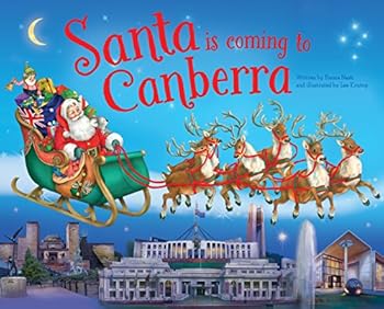 Hardcover Santa is Coming to Canberra Book