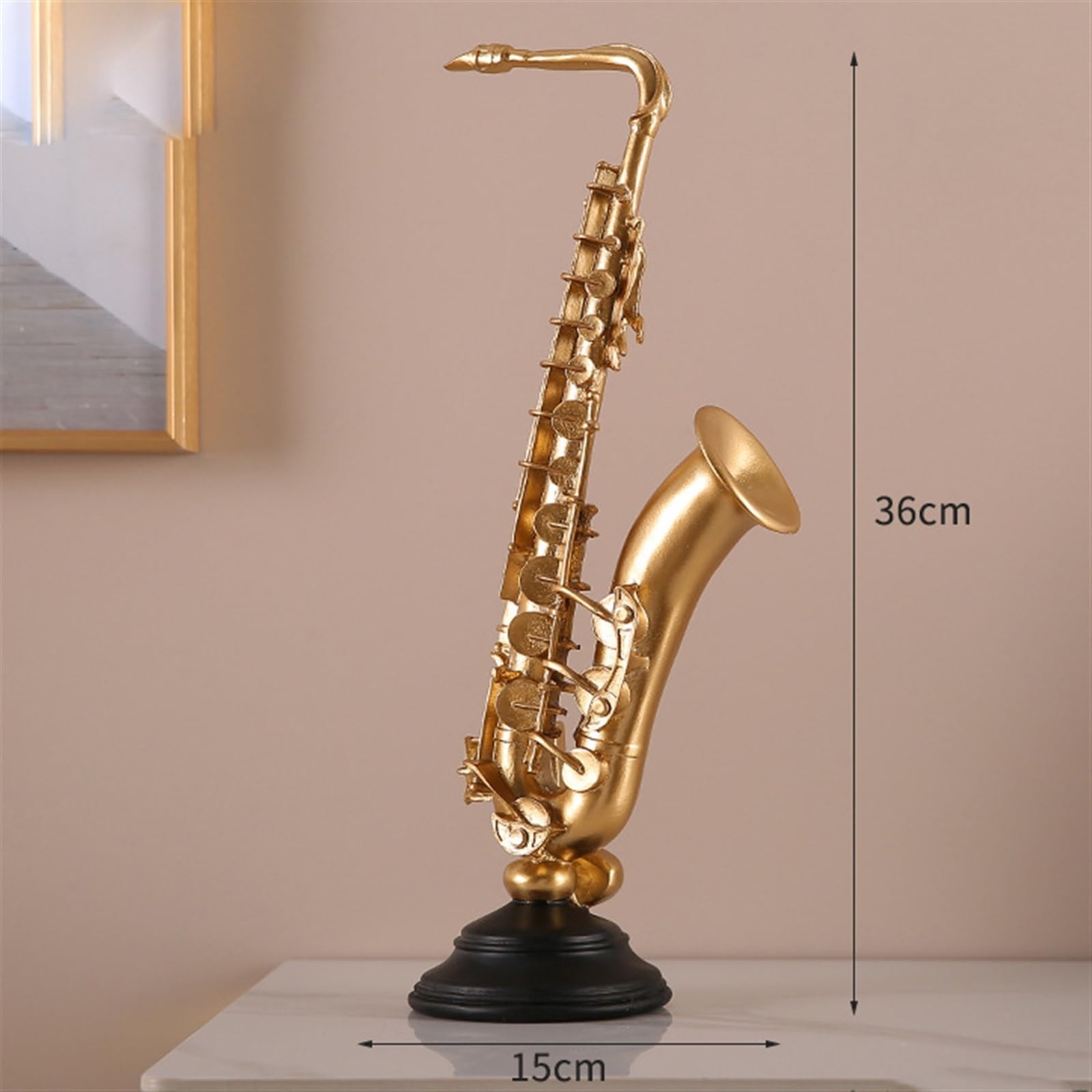 Modello di strumento musicale decorativo Ornamenti Per Sassofoni Modelli Di Strumenti Musicali Ornamenti Da Scrivania Decorazioni Per Vetrine Di Negozi Per La Casa