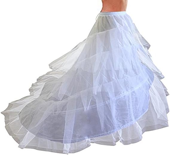 Edith qi 3/4 Hoops Bridal Prom Petticoats Underskirt Crinoline