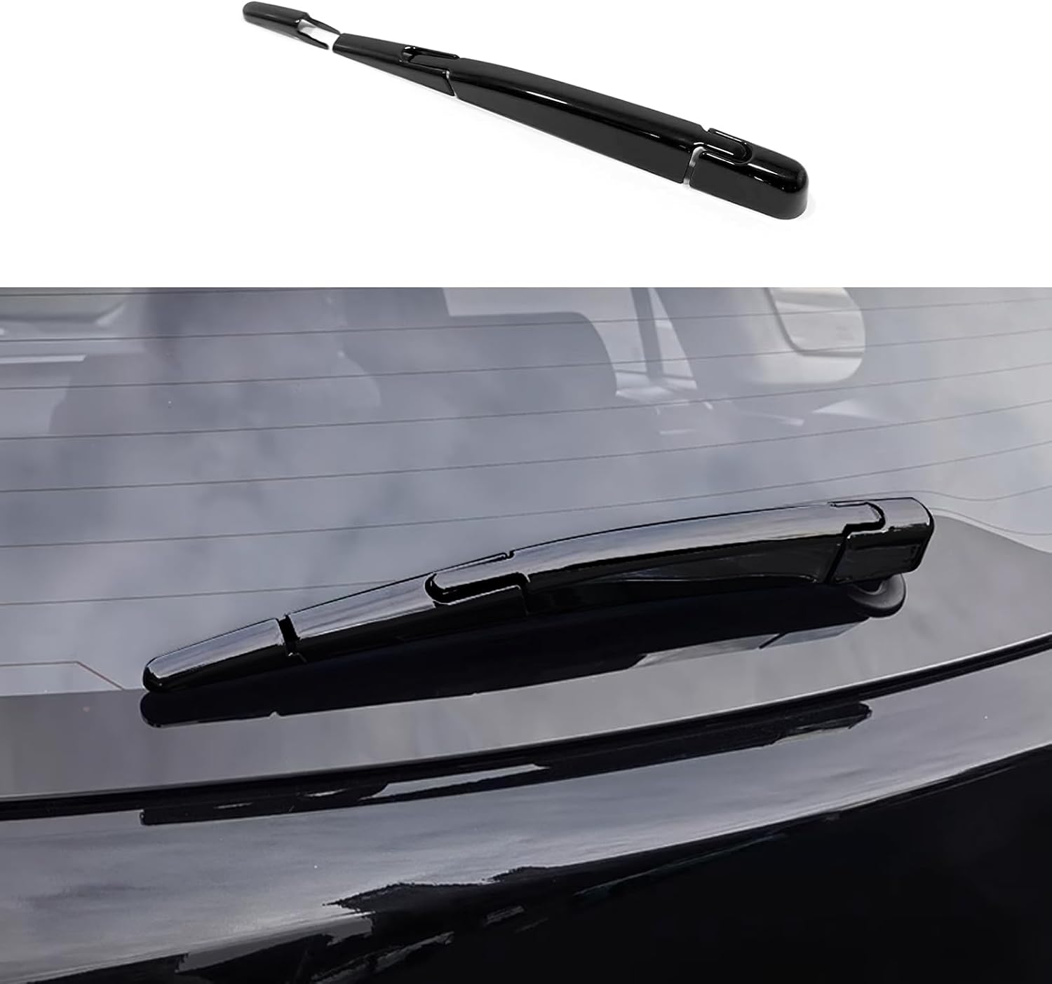 Car Accessories Fit for Toyota Corolla Cross 2026 2025 2024 2023 2022 Corolla Cross Hybrid 2026-2023 Rear Window Wiper Cover Trim (Chrome) 4PCS ABS