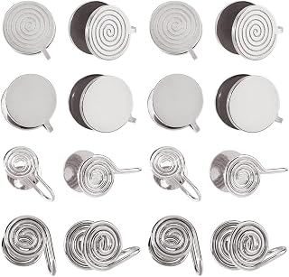 Pressure Earrings for Keloids Stainless Steel Clip Non-Pierced Compression Earrings Metal Ear Cuff Adjustable Keloid for Women Men Ladies