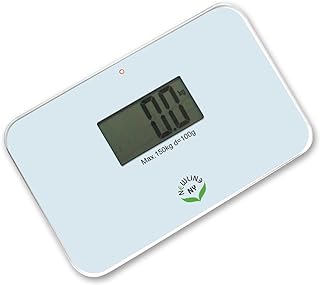 NewlineNY Auto Step On Super Mini Travel Bathroom Scale, 5.25" x 8.5" SBB0638SM: White
