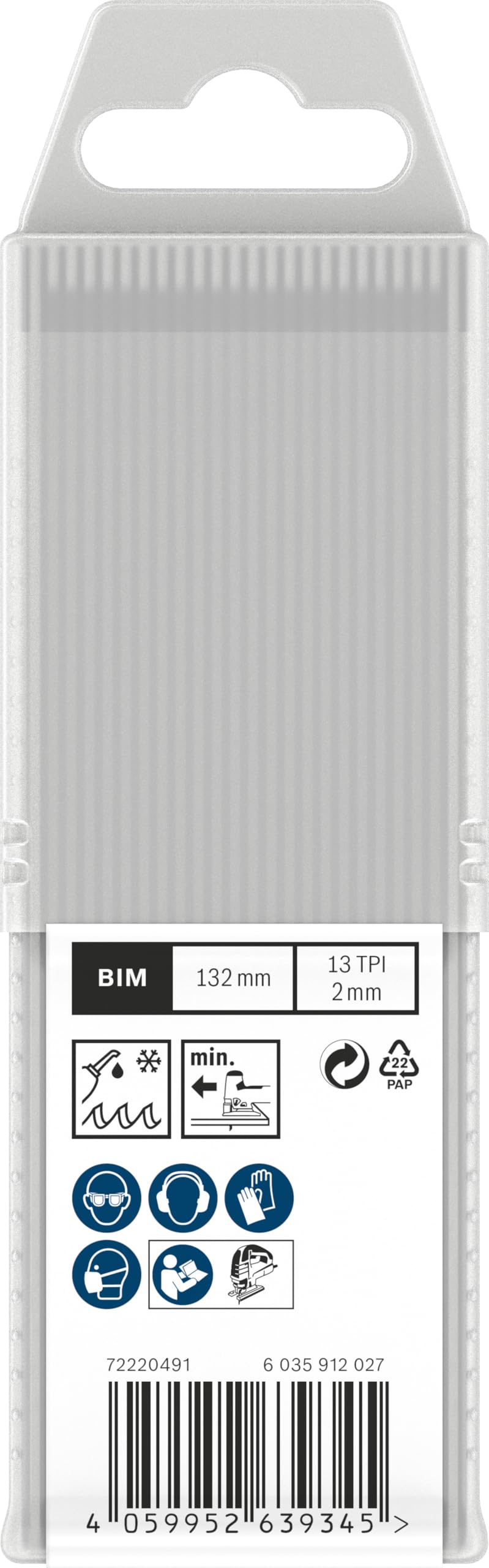 Bosch 25x Lame de scie sauteuse PRO Metal Pipes and Profiles T321BF (pour Profilés et tuyaux en métal, Tôles en acier, Longueur 132 mm, Professional Accessoire Scie sauteuse)