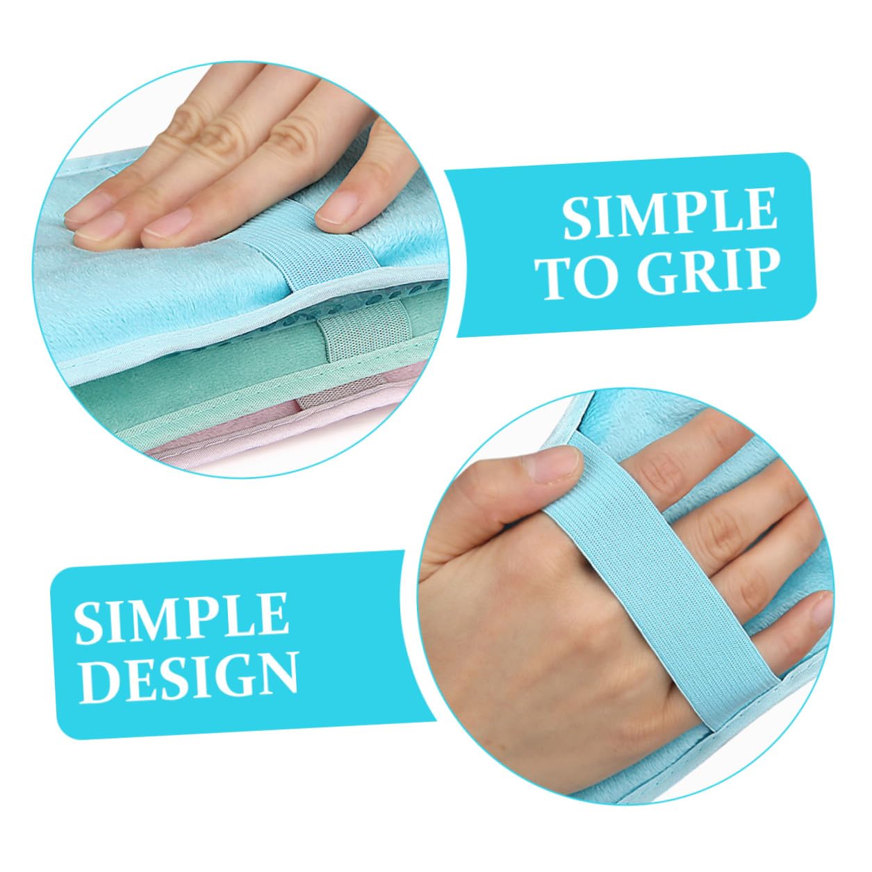 Wiederverwendbare Gel Kühlkompressen mit Pvc Material und Verstellbarem Trägerdesign für Kopf und Schultern 3 Stück Kälte und Wärmepackungen