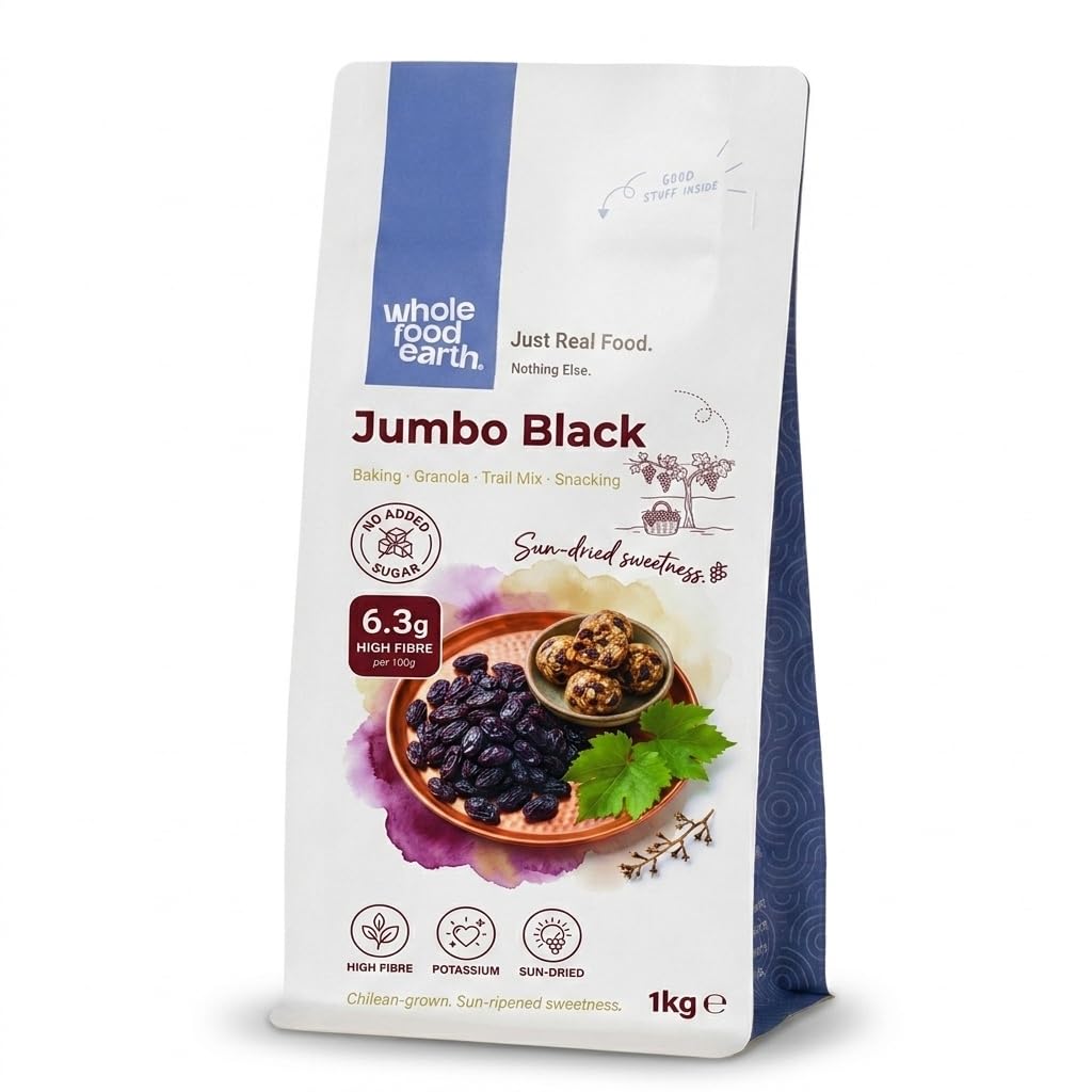 Jumbo Black Raisins 1kg