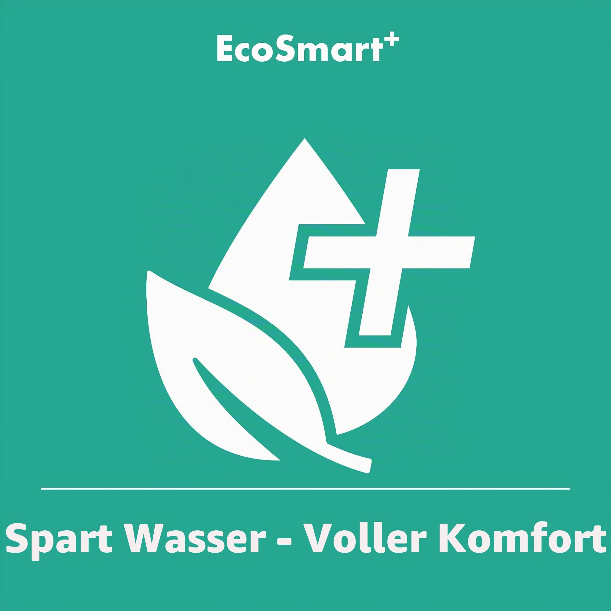 hansgrohe Tecturis E - Waschtischarmatur ohne Ablauf, energiesparend (CoolStart), Wasserhahn Bad mit Auslauf Höhe 133 mm, Mischbatterie Waschbecken wassersparend (EcoSmart+), Chrom, 73021000