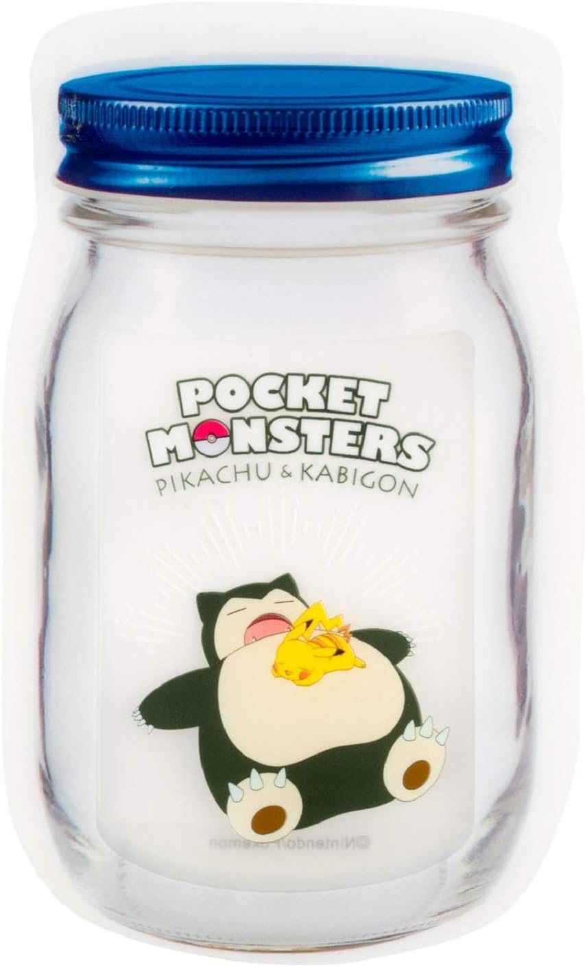 ポケットモンスター ジッパーバッグ マチ付き 14 5cm 8 8cm カビゴン 買物 Rm 5628 6枚入り ピカチュウ