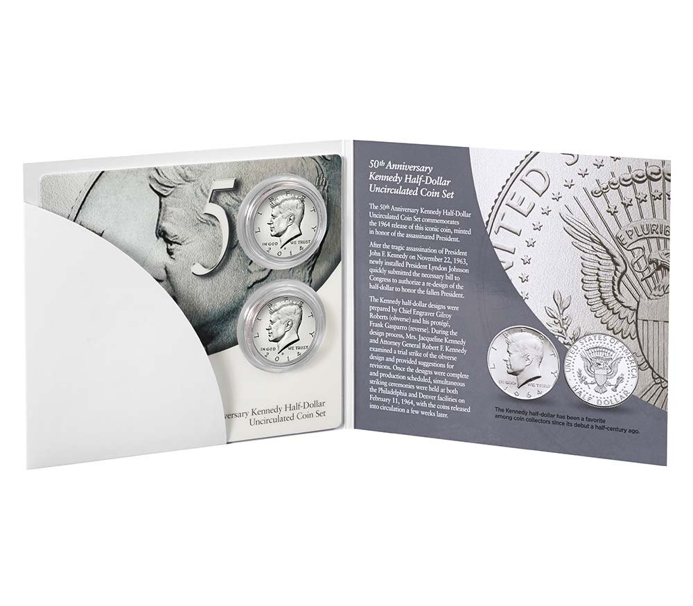 Amazon.com: 2014 Kennedy Half Dollar 50th Anniversary P & D Coin