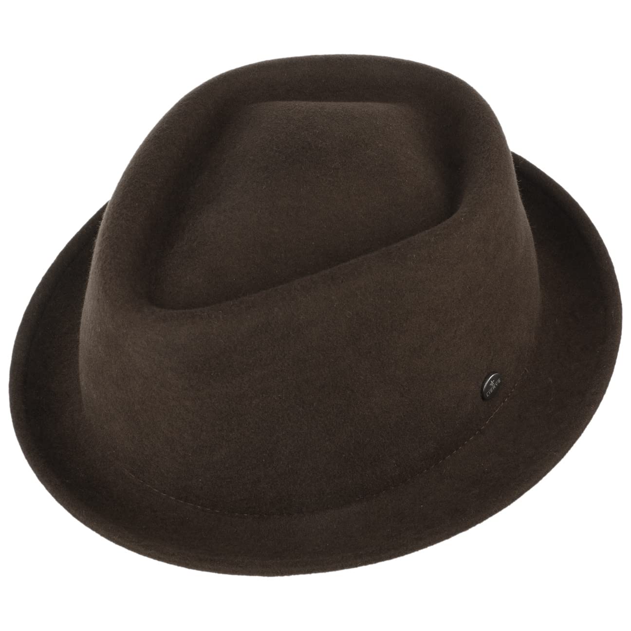 LIERYS Blank Pork Pie Ladies Men Cappello in Feltro Idrorepellente Schiacciabile Lana Estate Inverno